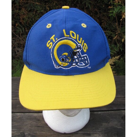 VTG Sports Collectible St Louis Rams Snapback Hat NFL Logo - Picture 1 of 6